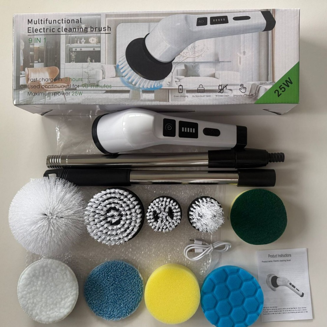 Wireless Electric Cleaning Brush
