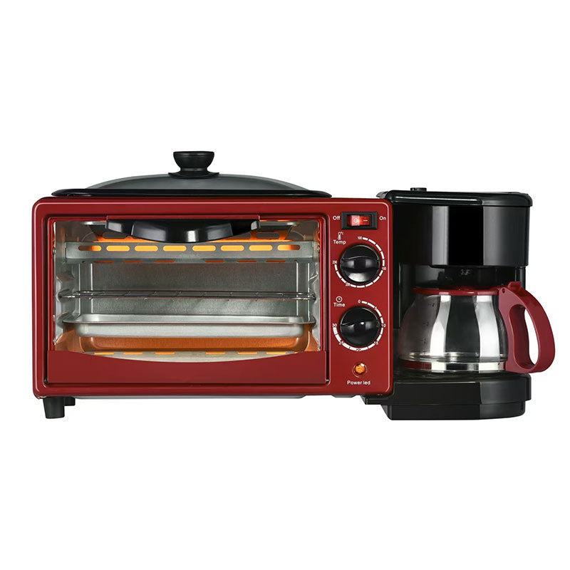 Multi-functional toaster baking and steaming oven
