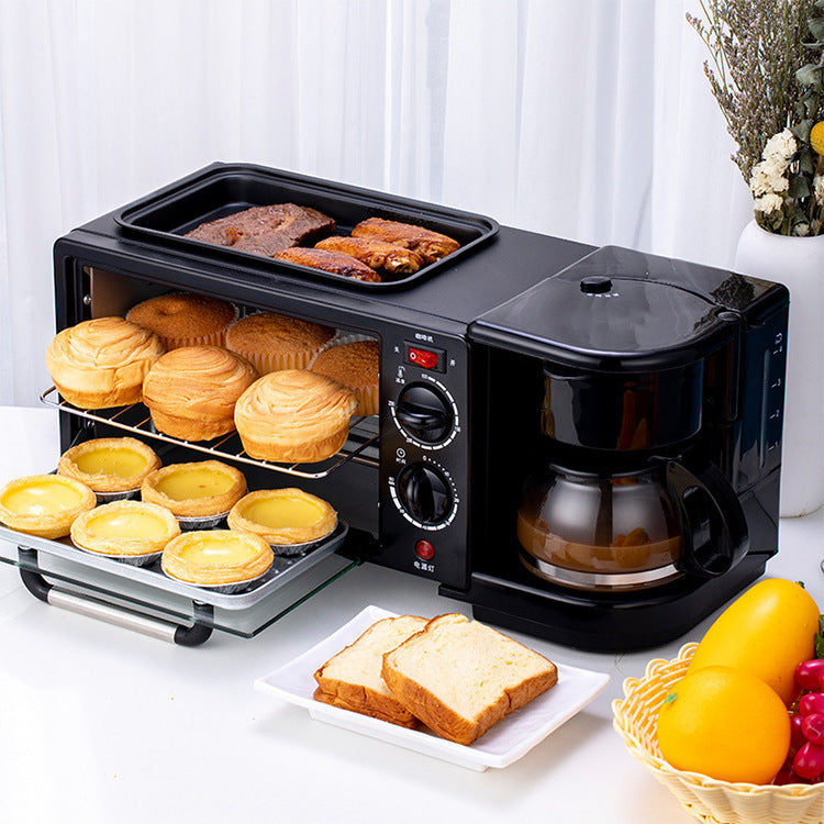 Multi-functional toaster baking and steaming oven
