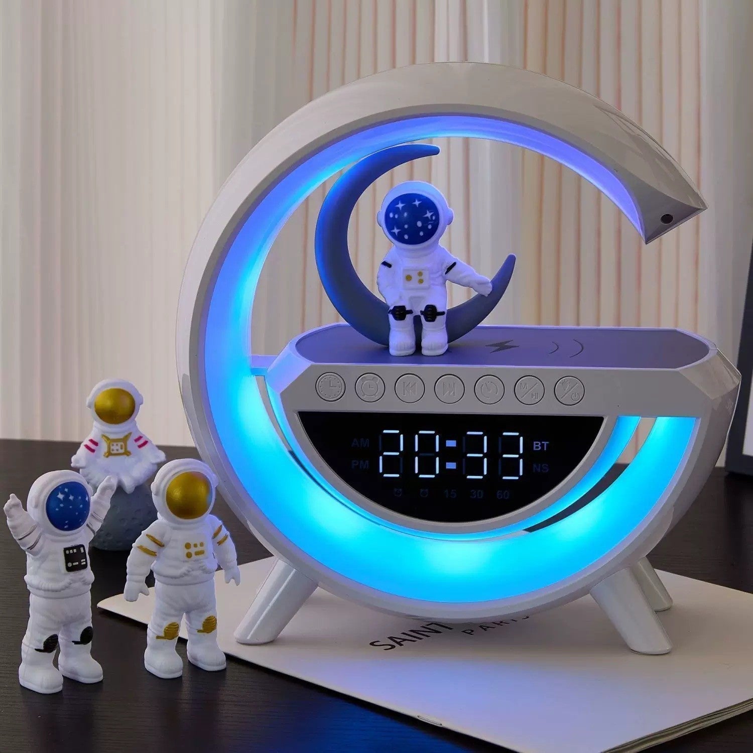 Bluetooth Speaker with Wireless Charger