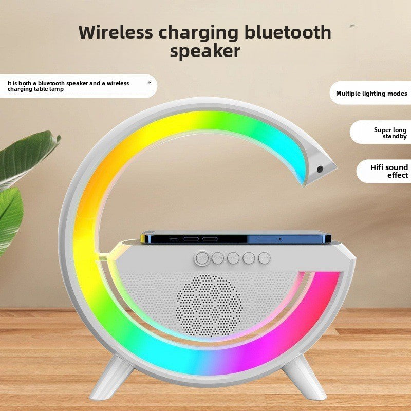 Bluetooth Speaker with Wireless Charger