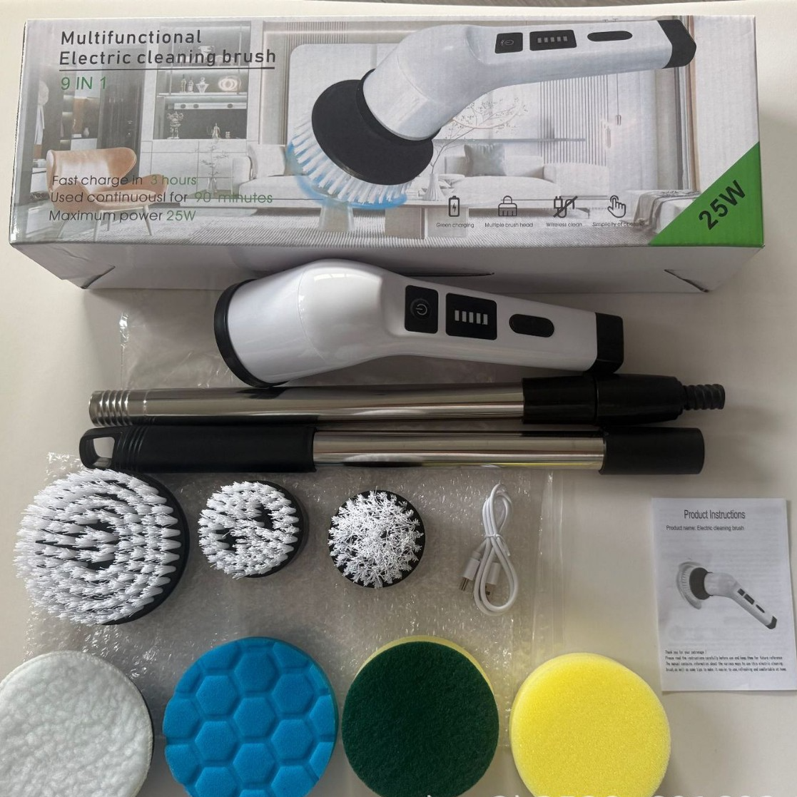 Wireless Electric Cleaning Brush